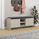 Βρες το Παπουτσοθήκη Zulla Megapap χρώμα sandstone 110x37x43εκ. σε μοναδική τιμή στο clickforshop.gr