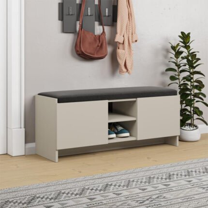 Βρες το Παπουτσοθήκη Zulla Megapap χρώμα sandstone 110x37x43εκ. σε μοναδική τιμή στο clickforshop.gr