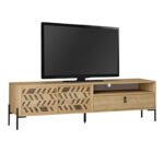Έπιπλο τηλεόρασης Dionysos Megapap χρώμα sapphire oak 170x45x48,6εκ. - Image 5