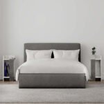 Κομοδίνο Elos Megapap σετ 2 τεμαχίων χρώμα λευκό αντικέ - γκρι ρετρό 25x27x60εκ. - Image 2