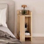 Κομοδίνο Elos Megapap σετ 2 τεμαχίων χρώμα sapphire oak 25x27x60εκ. - Image 4