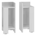 Βρες το Κομοδίνο Elos Megapap σετ 2 τεμαχίων χρώμα λευκό 25x27x60εκ. σε μοναδική τιμή στο clickforshop.gr