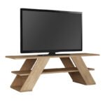 Έπιπλο τηλεόρασης Farfalla Megapap χρώμα sapphire oak 120x33,5x40εκ. - Image 4