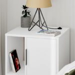 Κομοδίνο Glynn Megapap χρώμα λευκό 50,2x44,6x60εκ. - Image 5