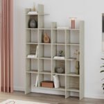Βρες το Βιβλιοθήκη Manco Megapap χρώμα neo travertine 122x25