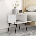 Κομοδίνο Naive Megapap χρώμα λευκό 48x34x51εκ. - Image 2