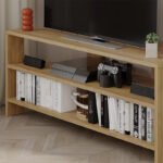 Έπιπλο τηλεόρασης γωνιακό Thales Megapap χρώμα sapphire oak 110x36x45εκ. - Image 3