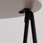 Τραπεζάκι βοηθητικό Essel Megapap χρώμα ανοιχτή μόκα 35x35x42εκ. - Image 3