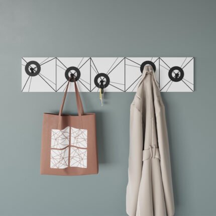 Βρες το Κρεμάστρα τοίχου Vizy Megapap χρώμα λευκό 90x1