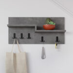 Βρες το Κρεμάστρα τοίχου Harmon Megapap χρώμα γκρι ρετρό 65x15x31εκ. σε μοναδική τιμή στο clickforshop.gr