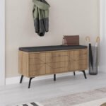 Βρες το Παπουτσοθήκη Dune Megapap χρώμα ανοιχτό καρυδί 107x35x55εκ. σε μοναδική τιμή στο clickforshop.gr