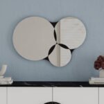 Βρες το Καθρέπτης τοίχου Gora Megapap χρώμα μαύρο 75