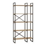 Βιβλιοθήκη Dusan Megapap χρώμα sepet oak 87,5x30x175εκ. - Image 3