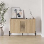 Μπουφές Naive Megapap χρώμα sapphire oak 126x40x80εκ. - Image 3