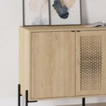 Μπουφές Naive Megapap χρώμα sapphire oak 126x40x80εκ. - Image 4