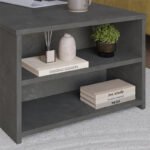 Τραπεζάκι σαλονιού Berg Megapap χρώμα γκρι ρετρό 110x60x40εκ. - Image 3