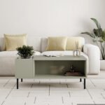 Τραπεζάκι σαλονιού Vena Megapap χρώμα ash green 100x60x42εκ. - Image 2