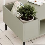 Τραπεζάκι σαλονιού Vena Megapap χρώμα ash green 100x60x42εκ. - Image 3