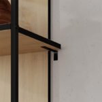 Βιβλιοθήκη Archy Megapap χρώμα sapphire oak 53x31,7x180εκ. - Image 4