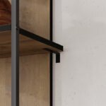 Βιβλιοθήκη Archy Megapap χρώμα ανοιχτό καρυδί 53x31,7x180εκ. - Image 4