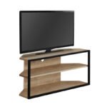 Έπιπλο τηλεόρασης γωνιακό Echo Megapap χρώμα sapphire oak 98x37x45εκ. - Image 4