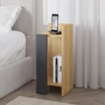 Βρες το Κομοδίνο Elos Megapap δεξί χρώμα sapphire oak - ανθρακί 25x27x60εκ. σε μοναδική τιμή στο clickforshop.gr