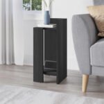 Κομοδίνο Elos Megapap δεξί χρώμα black wood 25x27x60εκ. - Image 3