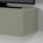 Έπιπλο τηλεόρασης επιτοίχιο Francy Megapap χρώμα ash green 135x31,7x25εκ. - Image 5