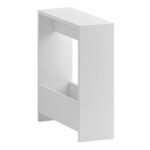 Τραπεζάκι βοηθητικό Simpi Megapap χρώμα λευκό 55x20x60εκ. - Image 3