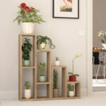 Βρες το Ραφιέρα - Ανθοστήλη Sule Megapap χρώμα sapphire oak 84x20x89εκ. σε μοναδική τιμή στο clickforshop.gr