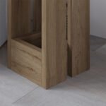 Τραπεζάκι βοηθητικό Tasos Megapap χρώμα sepet oak 30x30x50,3εκ. - Image 3