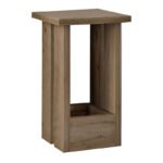 Τραπεζάκι βοηθητικό Tasos Megapap χρώμα sepet oak 30x30x50,3εκ. - Image 5