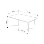 Τραπεζάκι σαλονιού Sam Megapap χρώμα neo travertine 100x60x41,8εκ. - Image 5