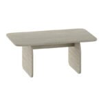 Τραπεζάκι σαλονιού Pietra Megapap χρώμα travertine 100x60x41,8εκ. - Image 4