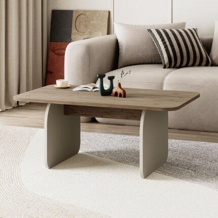 Βρες το Τραπεζάκι σαλονιού Pietra Megapap χρώμα sepet oak - sandstone 100x60x41