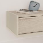 Κομοδίνο επιτοίχιο Eco Megapap χρώμα sandstone - light oak 40x33x18,5εκ. - Image 4