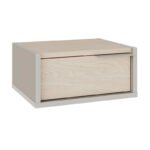 Κομοδίνο επιτοίχιο Eco Megapap χρώμα sandstone - light oak 40x33x18,5εκ. - Image 5