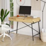 Βρες το Γραφείο εργασίας Naive Megapap χρώμα sapphire oak 113