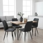 Τραπέζι Roger Megapap Mdf - μεταλλικό χρώμα ακακίας 120x70x75εκ. - Image 2