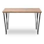 Τραπέζι Roger Megapap Mdf - μεταλλικό χρώμα ακακίας 120x70x75εκ. - Image 3