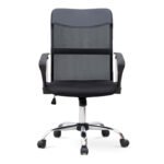Καρέκλα γραφείου Franco Megapap με ύφασμα Mesh χρώμα μαύρο 59x57x95/105εκ. - Image 4