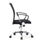 Καρέκλα γραφείου Franco Megapap με ύφασμα Mesh χρώμα μαύρο 59x57x95/105εκ. - Image 5