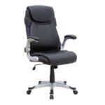 Βρες το Καρέκλα γραφείου διευθυντική Gustavo Megapap από τεχνόδερμα χρώμα μαύρο 69x65x116/126εκ. σε μοναδική τιμή στο clickforshop.gr