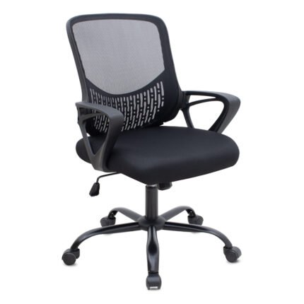 Βρες το Καρέκλα γραφείου Freda Megapap με ύφασμα Mesh χρώμα μαύρο 65x65x90/100εκ. σε μοναδική τιμή στο clickforshop.gr