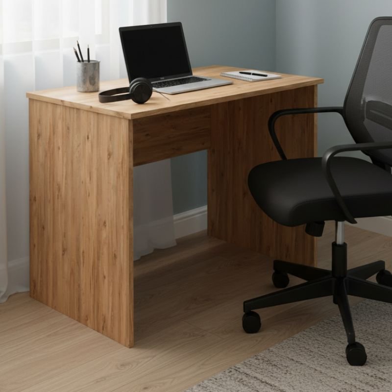 Βρες το Γραφείο εργασίας Kalen Megapap χρώμα pine oak 90x60x74εκ. σε μοναδική τιμή στο clickforshop.gr