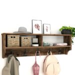 Βρες το Κρεμάστρα τοίχου Ottila Megapap χρώμα καπνιστή καρυδιά 120x22x37εκ. σε μοναδική τιμή στο clickforshop.gr