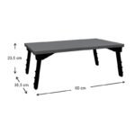 Τραπεζάκι laptop Sidon Megapap χρώμα ανθρακί 60x35,5x23,5εκ. - Image 4