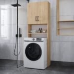 Έπιπλο πλυντηρίου Holton Megapap χρώμα sapphire oak 65,5x30x180εκ. - Image 3