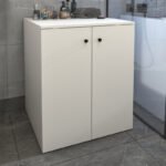 Έπιπλο πλυντηρίου Gray Megapap χρώμα λευκό 70x66x90εκ. - Image 2