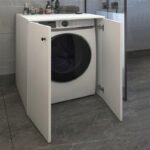 Έπιπλο πλυντηρίου Gray Megapap χρώμα λευκό 70x66x90εκ. - Image 3